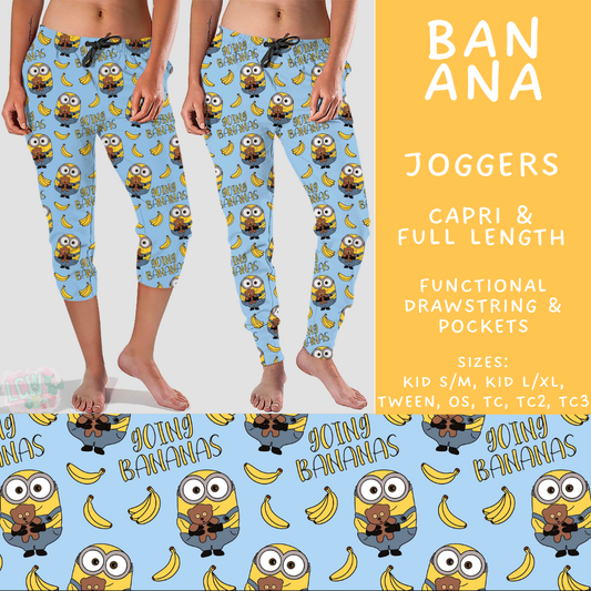 Batch #531 - Cool Characters 15 - Closes 5/18 - ETA late July - Ban Ana Full and Capri Length Joggers