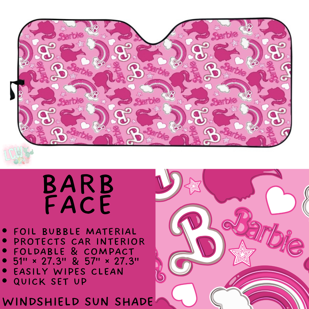 Batch #554 - Car Accessories 3 - Closes 7/10 - ETA early/mid Sept - Barb Face Windshield Sun Shade
