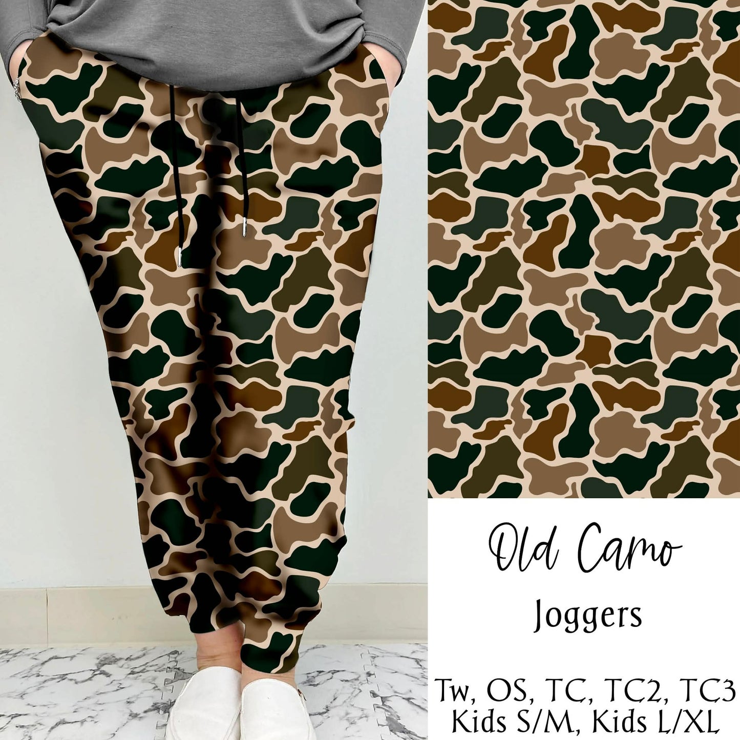 Old Camo Leggings/Joggers | Run ends 12/19 | ETA 42 Days