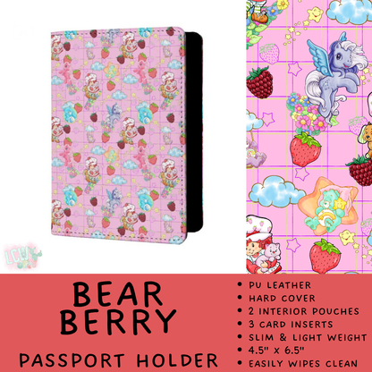 Batch #609 - Travel Collection 2 - Closes 11/6 - ETA early Jan - Bear Berry Passport Holder