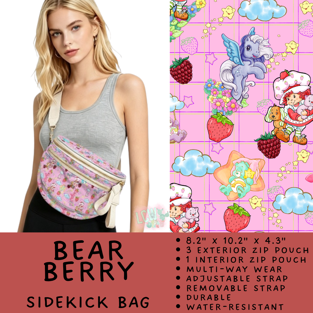 Batch #579 - Sidekick Bags 2 - Closes 9/2 - ETA early November - Bear Berry Sidekick Bag