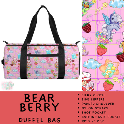 Batch #609 - Travel Collection 2 - Closes 11/6 - ETA early Jan - Bear Berry Duffel Bag