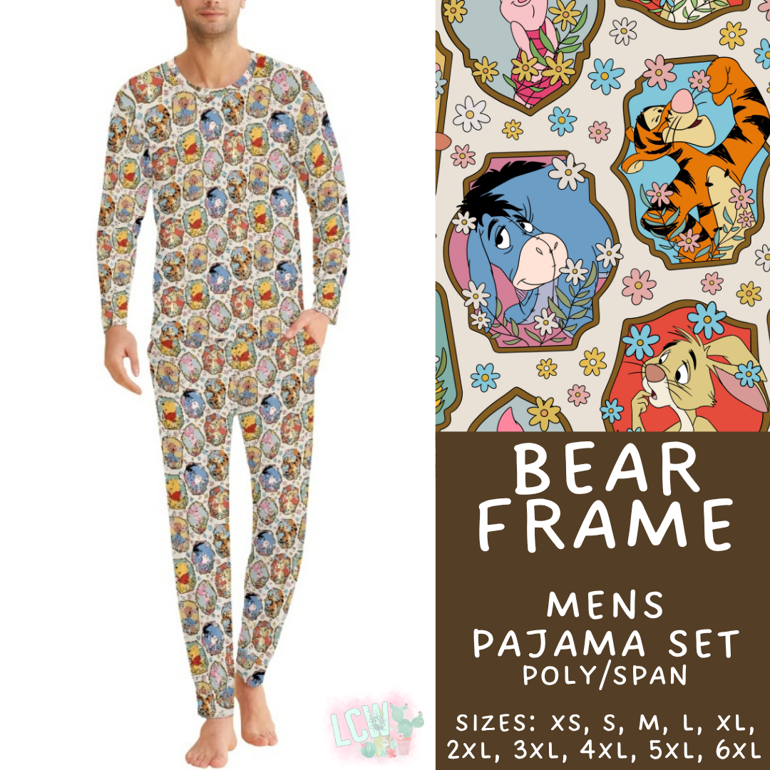 Batch #590 - Magical Family Pajamas - Closes 9/18 - ETA mid Nov - Bear Frame Men's Pajama Set