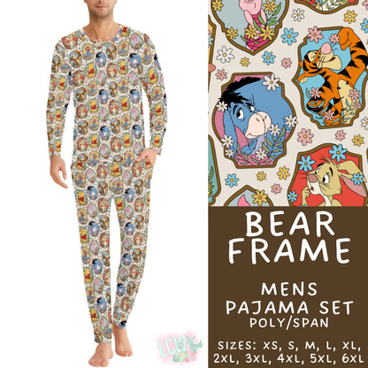 Batch #590 - Magical Family Pajamas - Closes 9/18 - ETA mid Nov - Bear Frame Men's Pajama Set