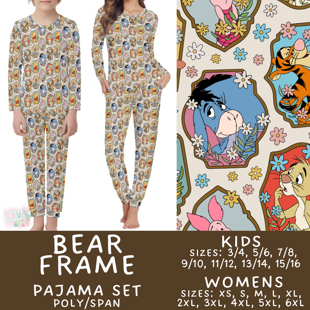 Batch #590 - Magical Family Pajamas - Closes 9/18 - ETA mid Nov - Bear Frame Women's & Kid's Pajama Set