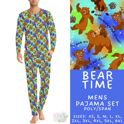 Batch #590 - Magical Family Pajamas - Closes 9/18 - ETA mid Nov - Bear Time Men's Pajama Set
