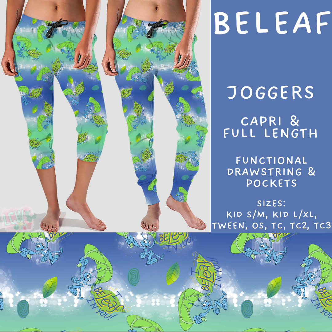 Batch #603 - September Request Run - Closes 10/26 - ETA mid/late Dec - Beleaf Full and Capri Length Joggers