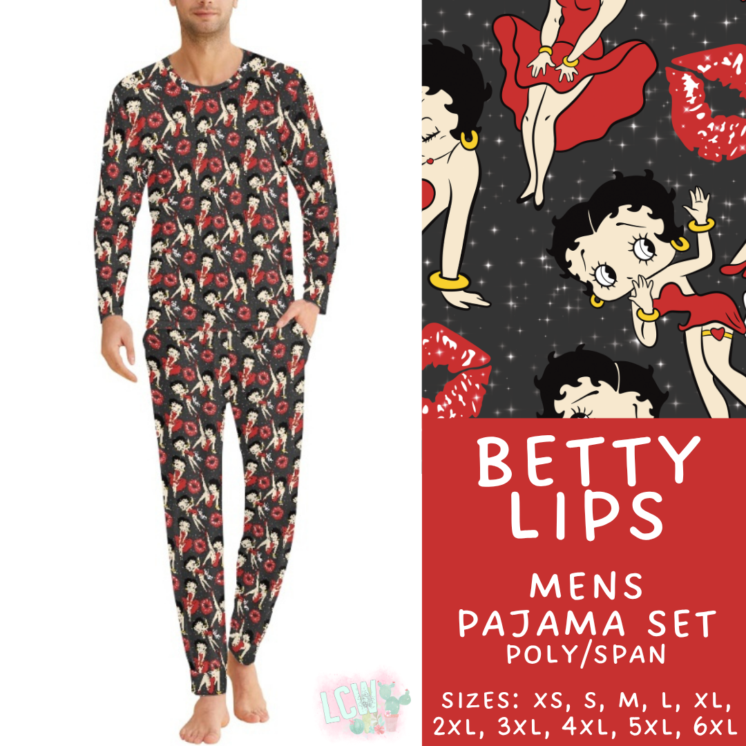 Batch #590 - Magical Family Pajamas - Closes 9/18 - ETA mid Nov - Betty Lips Men's Pajama Set