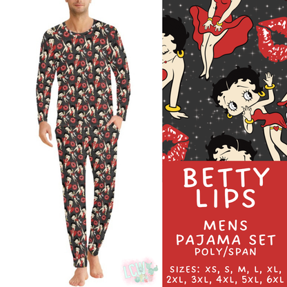 Batch #590 - Magical Family Pajamas - Closes 9/18 - ETA mid Nov - Betty Lips Men's Pajama Set