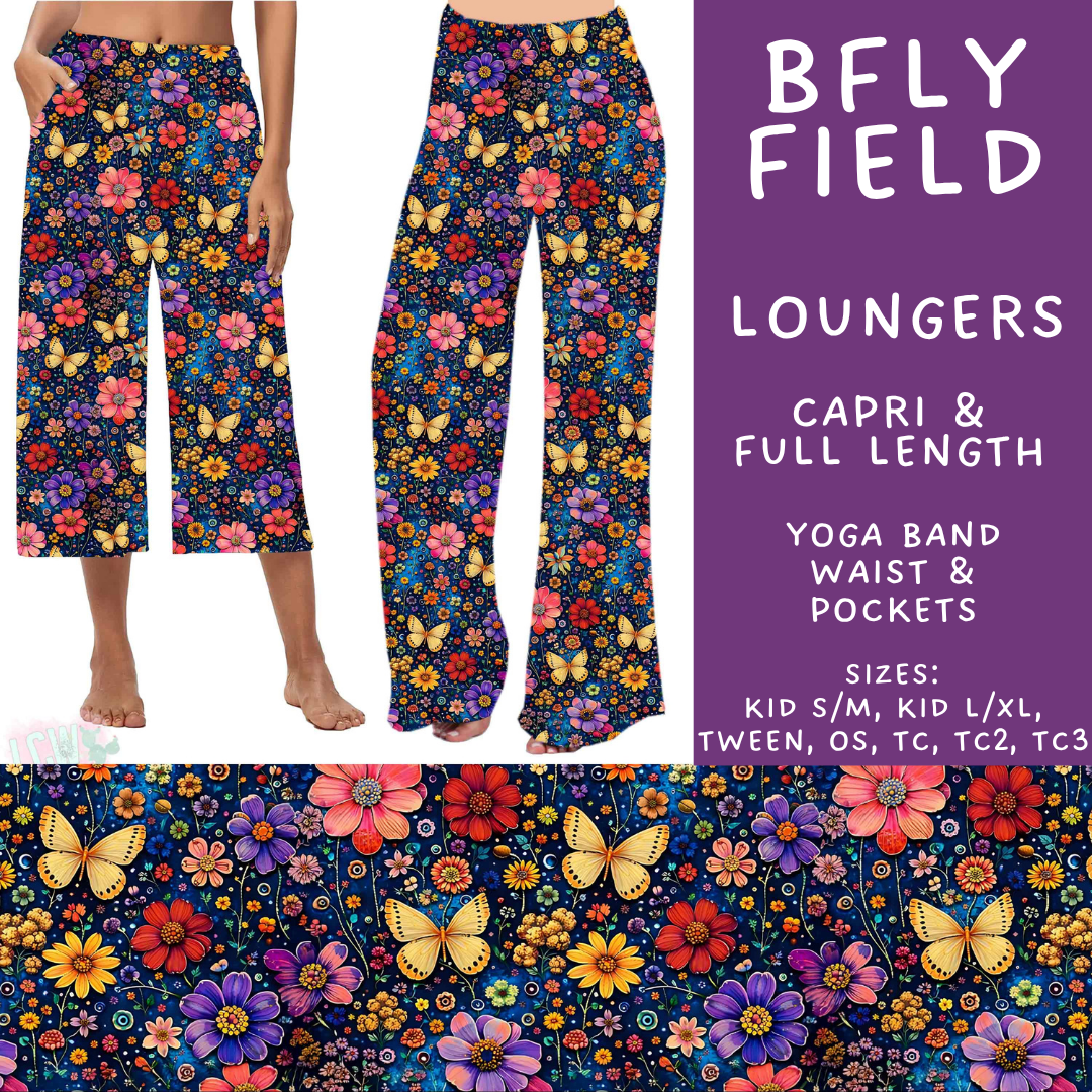 Batch #607 - Fun Run 28 - Closes 11/2 - ETA early Jan - BFly Field Capri and Full Length Loungers