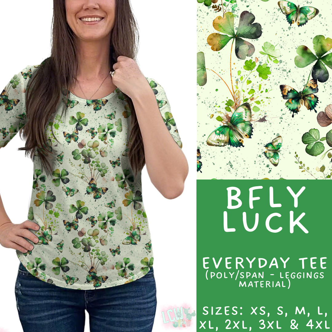 Batch #464 - Lucky Charm Collection - Closes 12/17 - ETA early Feb - BFly Luck Everyday Tee