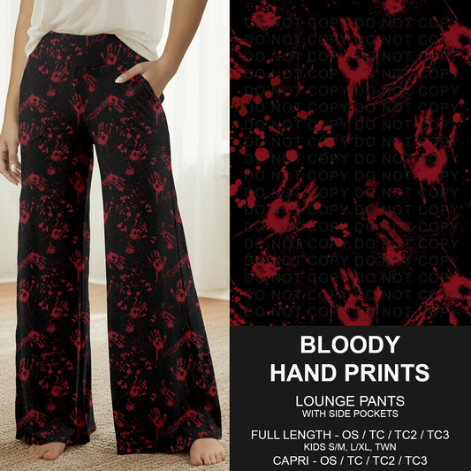 B305 - Preorder Bloody Hand Prints Lounge Pants (Closes 8/02. ETA: early Oct.)