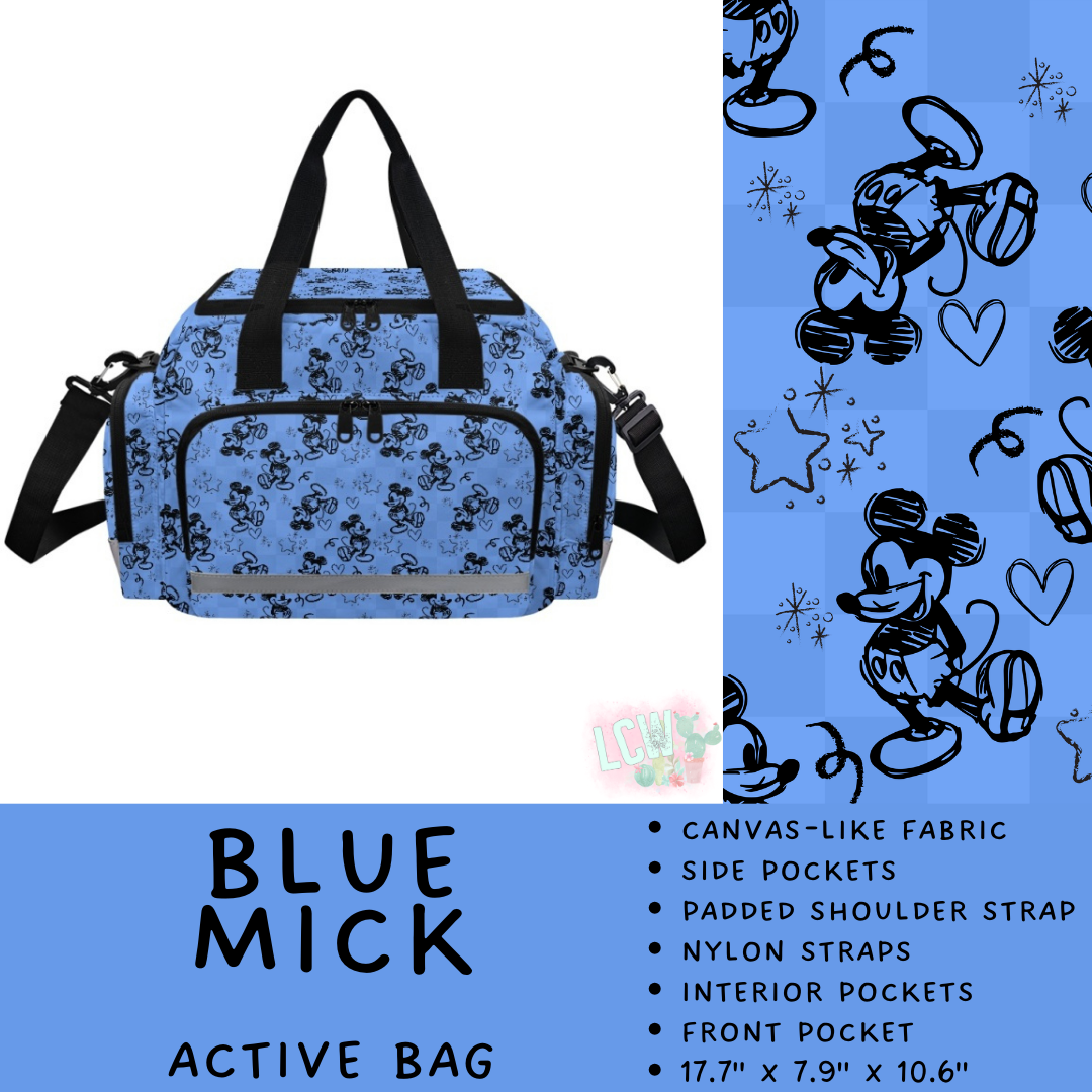 Batch #500 - Active Armor Collection - Closes 3/6 - ETA early May - Blue Mick Active Bag