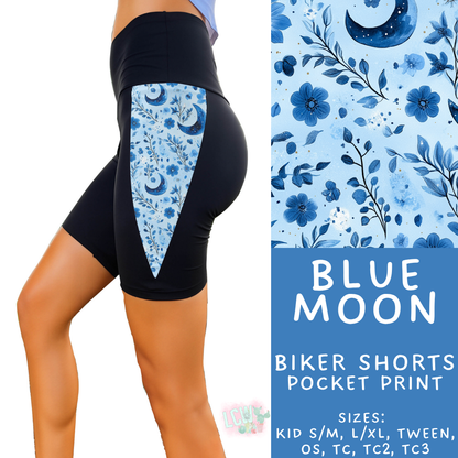 Batch #547 - Set in Style Collection - Closes 6/24 - ETA late August - Blue Moon Pocket Print Biker Short