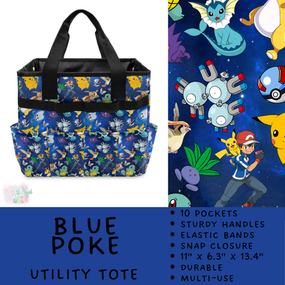 Batch #549 - Utility Tote 2 - Closes 6/29 - ETA late August - Blue Poke Utility Tote