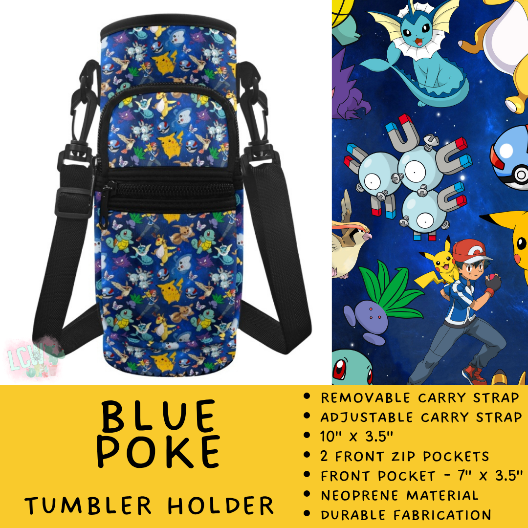 Batch #551 - Tumbler Holder 2 - Closes 7/3 - ETA early Sept - Blue Poke Tumbler Holder