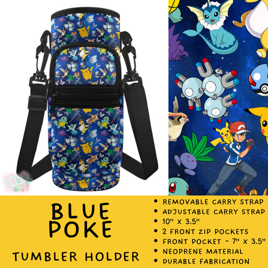 Batch #551 - Tumbler Holder 2 - Closes 7/3 - ETA early Sept - Blue Poke Tumbler Holder