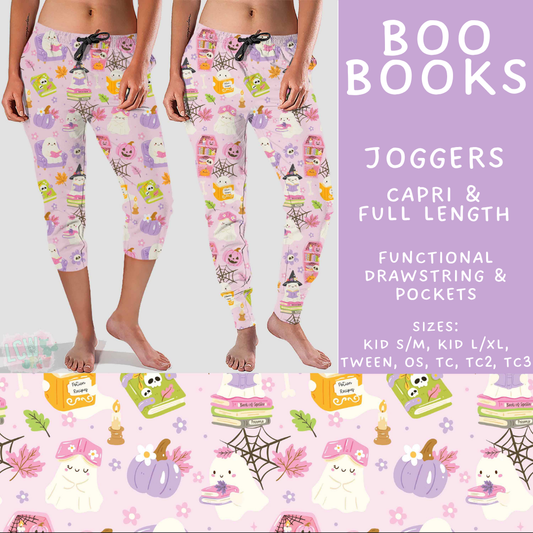 Batch #566 - Halloween 5 - Closes 8/7 - ETA early October - Boo Books Full and Capri Length Joggers