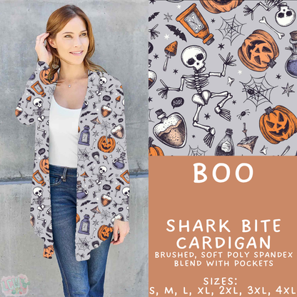 Batch #566 - Halloween 5 - Closes 8/7 - ETA early October - Boo Cardigan