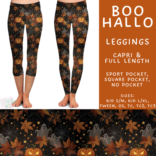 Batch #574 - HalloThanksMas - Closes 8/24 - ETA mid/late October - Boo Hallo Full and Capri Length Leggings
