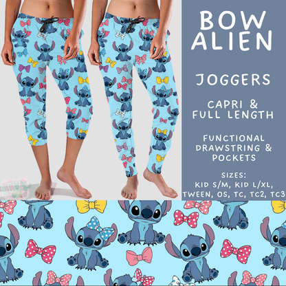 Batch #561 - June Request Run - Closes 7/27 - ETA late Sept - Bow Alien Full and Capri Length Joggers