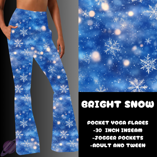 BRIGHT SNOW-YOGA FLARES 7-PREORDER DUE 10/2