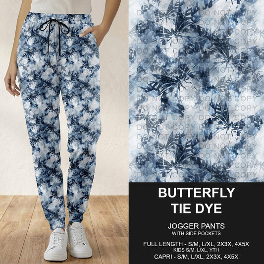 B288 - Preorder Butterfly Tie Dye Joggers (Closes 5/03. ETA: early July)