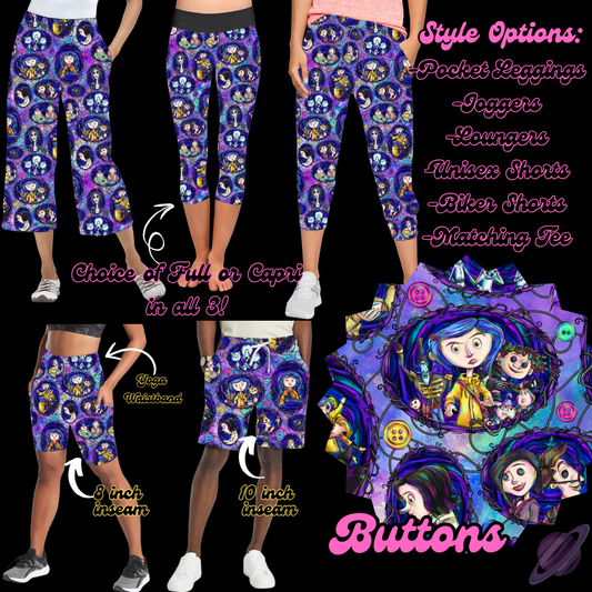 BUTTONS-BATCH 111-6 STYLES OF BOTTOMS-PREORDER CLOSING 7/5