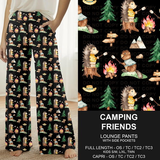 B296 - Preorder Camping Friends Lounge Pants (Closes 6/21. ETA: late Aug.)