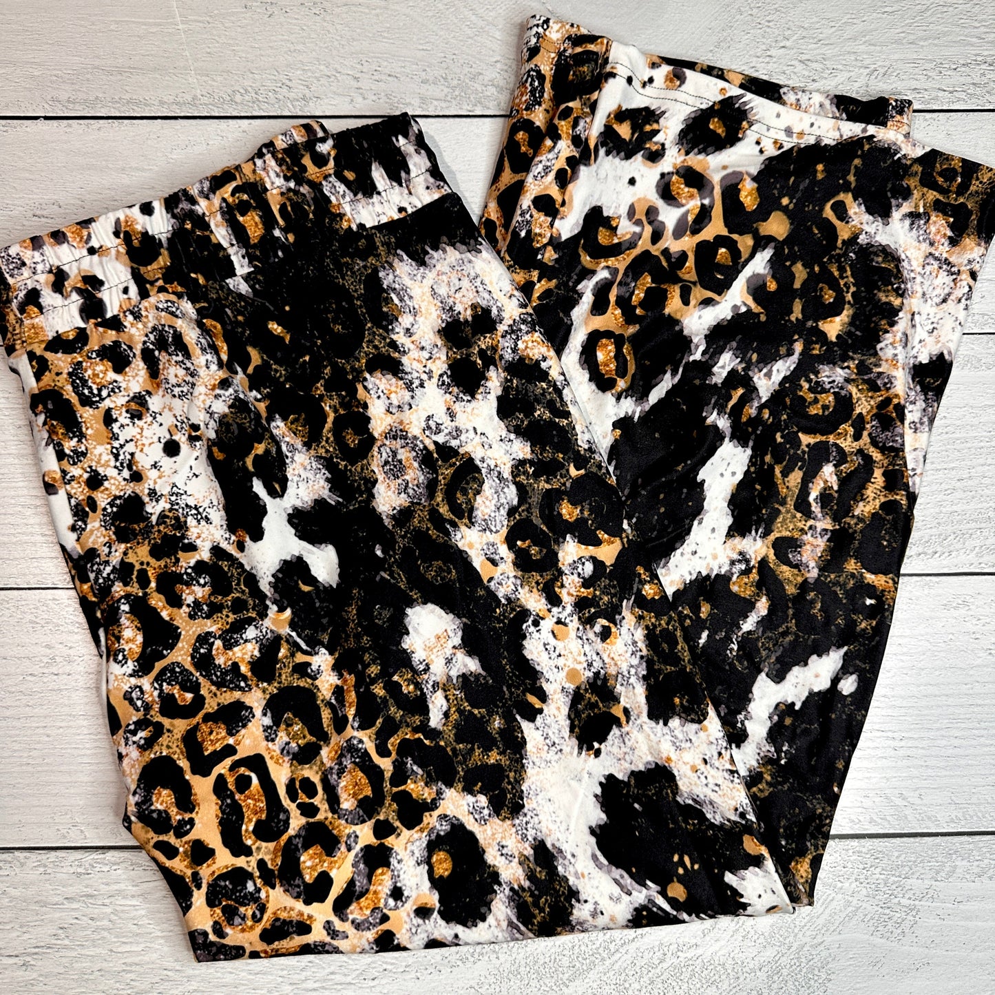 Cowhide & Leopard Lounge Pants