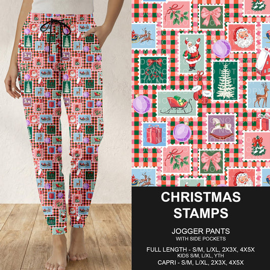 B315 - Preorder Christmas Stamps Joggers (Closes 10/04. ETA: early Dec.)
