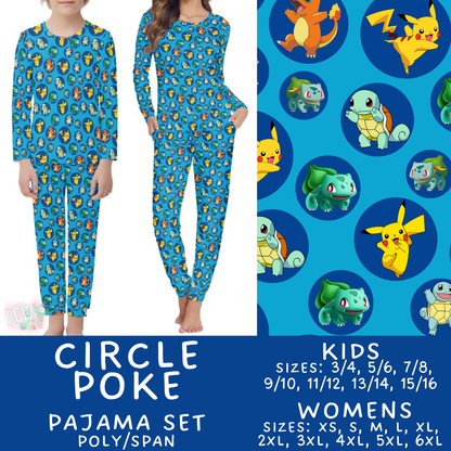 Batch #590 - Magical Family Pajamas - Closes 9/18 - ETA mid Nov - Circle Poke Women's & Kid's Pajama Set