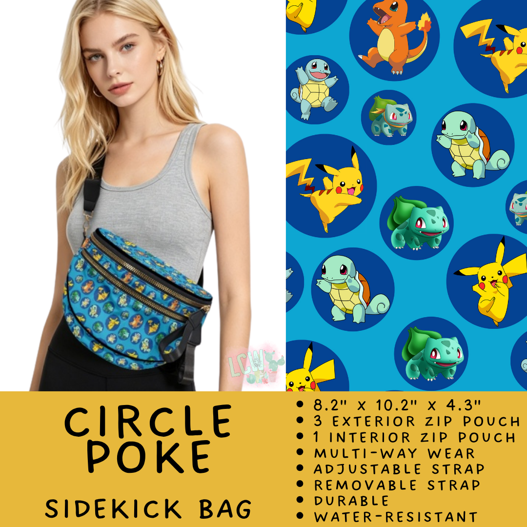 Batch #579 - Sidekick Bags 2 - Closes 9/2 - ETA early November - Circle Poke Sidekick Bag