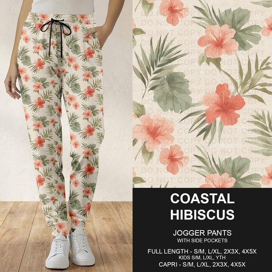 B288 - Preorder Coastal Hibiscus Joggers (Closes 5/03. ETA: early July)