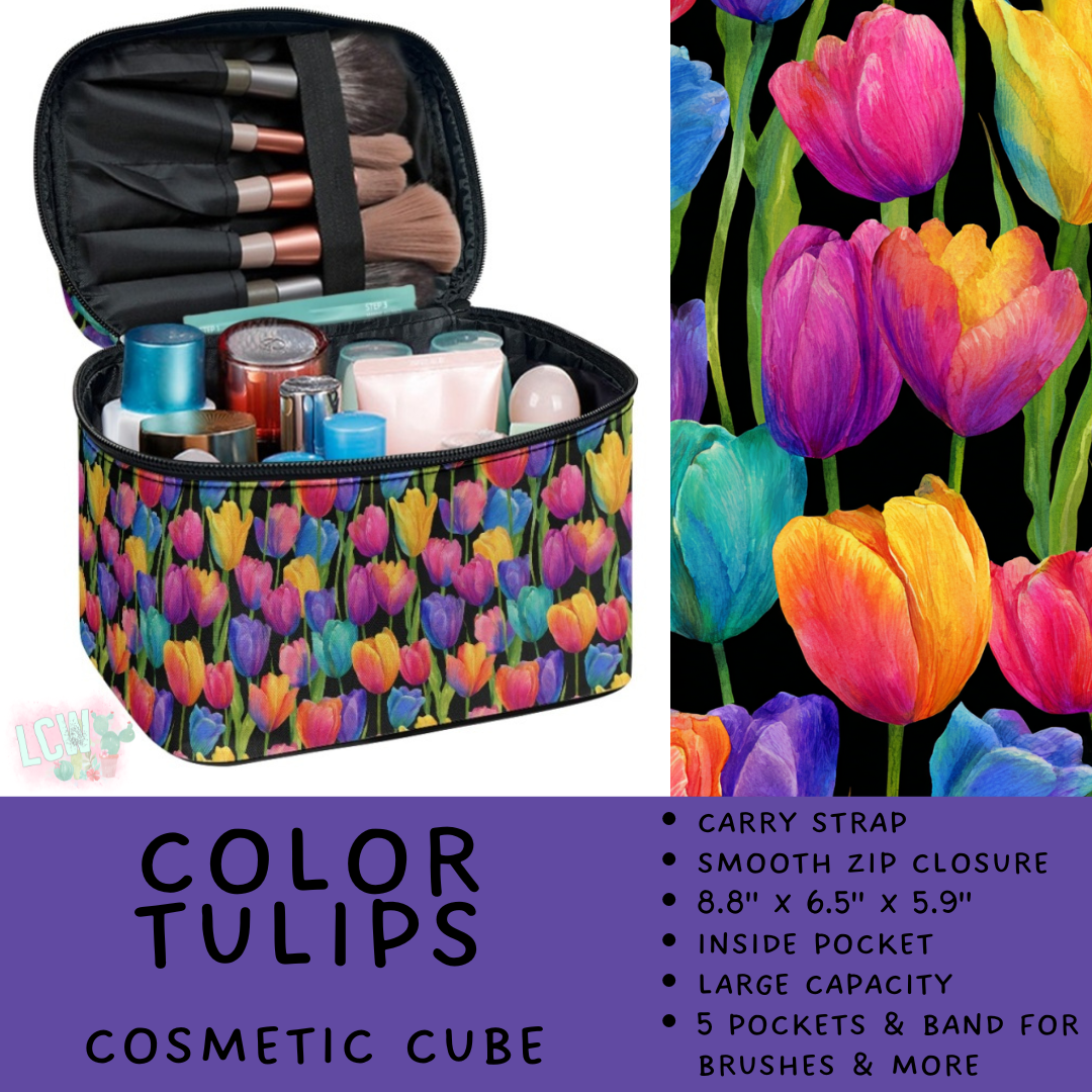 Batch #559 - Cosmetic Cube Collection - Closes 7/22- ETA late Sept - Color Tulips Cosmetic Cube