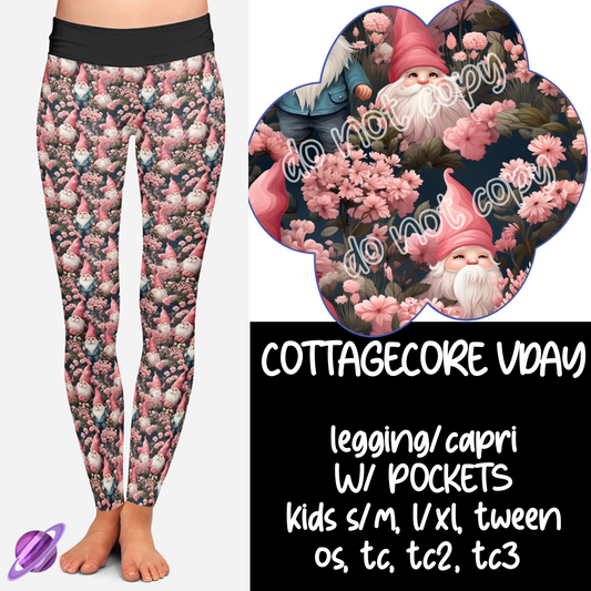 COTTAGECORE VDAY - VALENTINE RUN 1- LEGGING
