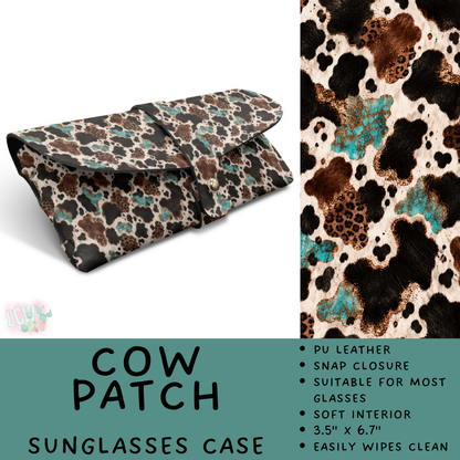 Batch #609 - Travel Collection 2 - Closes 11/6 - ETA early Jan - Cow Patch Sunglasses Case