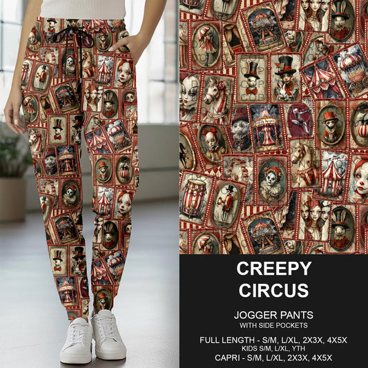B276 - Preorder Creepy Circus Joggers (Closes 3/01. ETA: early May)