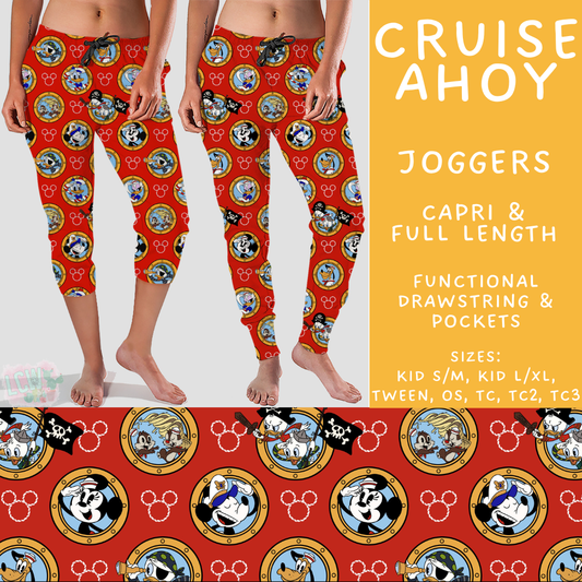 Batch #515 - Magical Faves 19 - Closes 4/10 - ETA mid June - Cruise Ahoy Full and Capri Length Joggers