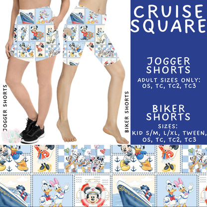 Batch #541 - Magical Faves 21 - Closes 6/10 - ETA mid August - Cruise Square Biker & Jogger Shorts