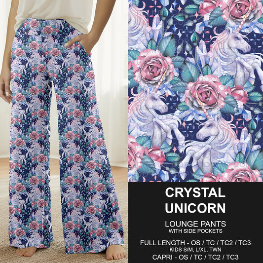 B292 - Preorder Crystal Unicorn Lounge Pants (Closes 5/24. ETA: late July)