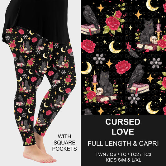 B292 - Preorder Cursed Love Leggings w/ Pockets (Closes 5/24. ETA: late July)