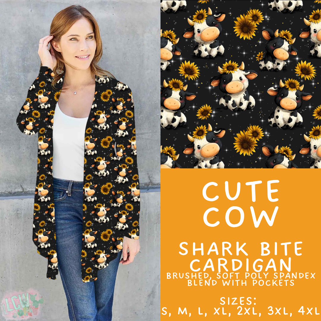 Batch #603 - September Request Run - Closes 10/26 - ETA mid/late Dec - Cute Cow Cardigan