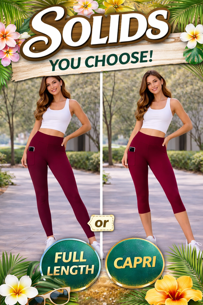 SOLID WHITE-LEGGINGS/JOGGERS-PREORDER CLOSING 4/20