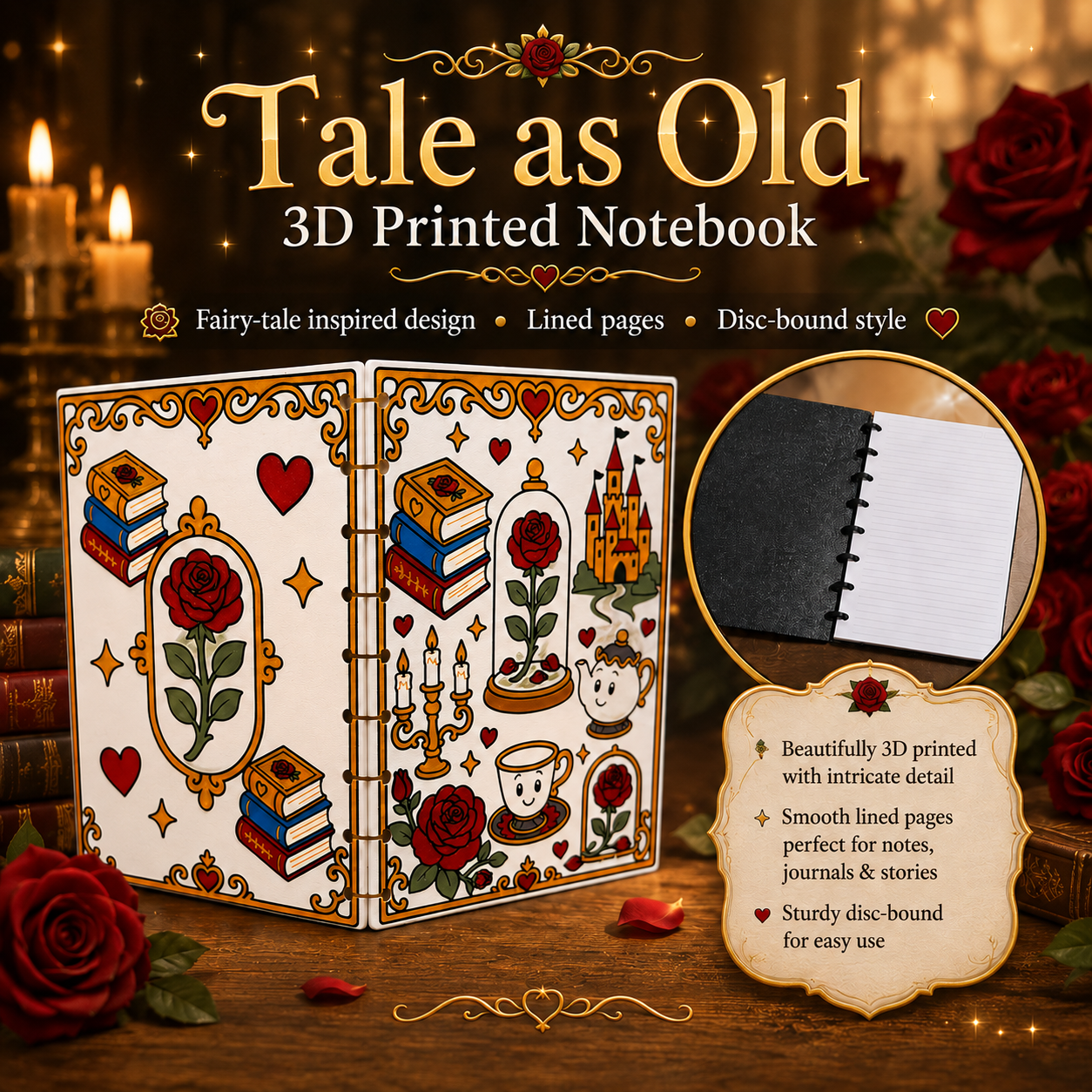 JUST AS SANE- 3D PRINTED REFILLABLE NOTEBOOK