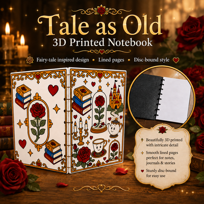 JUST AS SANE- 3D PRINTED REFILLABLE NOTEBOOK