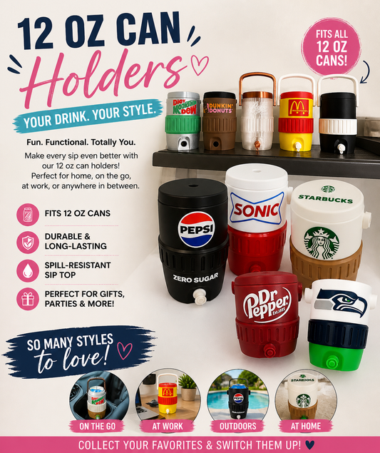 JAY-3D PRINTED CUSTOM 12 OUNCE CAN HOLDERS