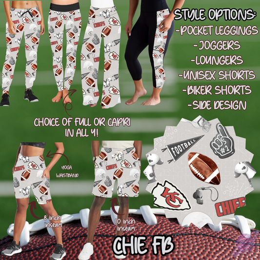 CHIE FB-GAME DAY RUN- PREORDER CLOSING 7/13