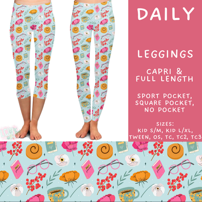 Batch #561 - June Request Run - Closes 7/27 - ETA late Sept - Daily Full and Capri Length Leggings
