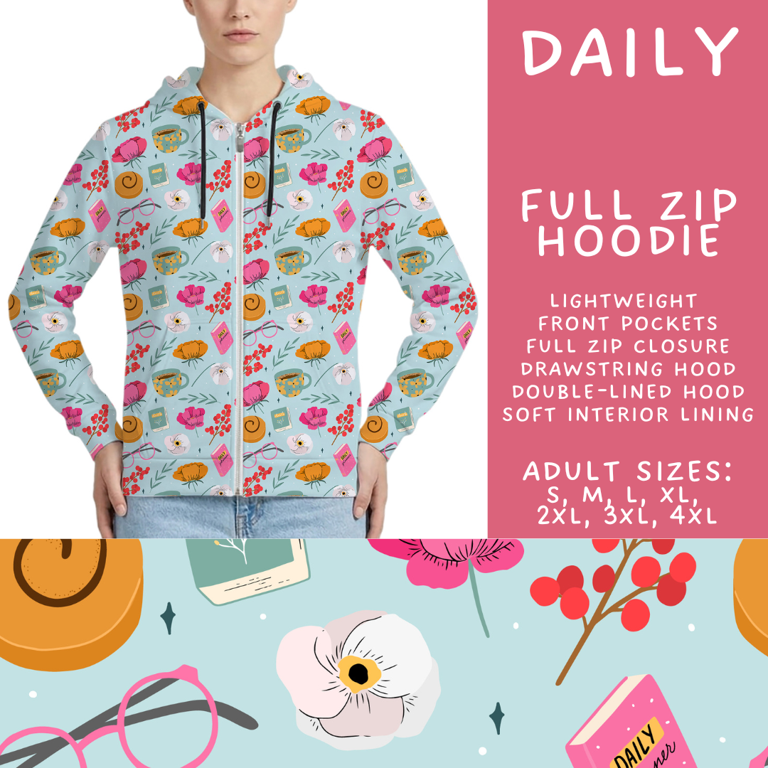 Batch #561 - June Request Run - Closes 7/27 - ETA late Sept - Daily Full Zip Hoodie